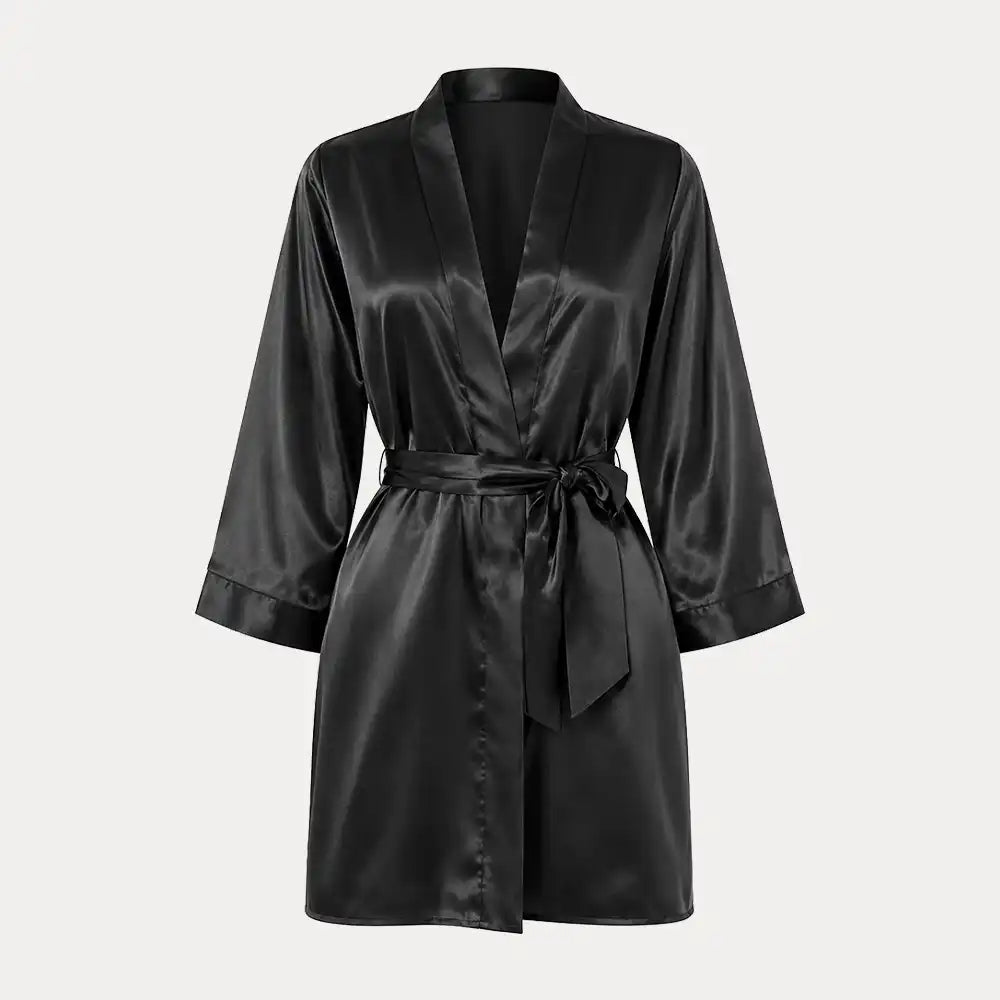 La Joie short satin luxury gown Main image