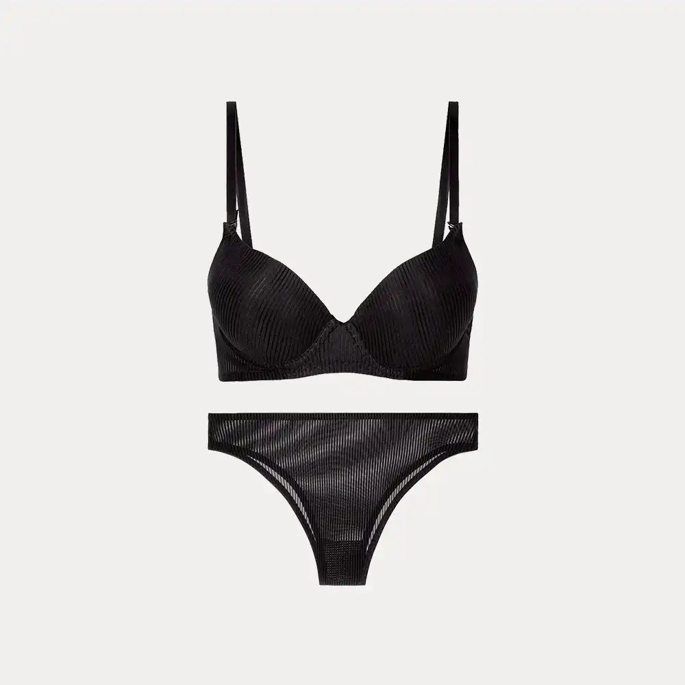 Aura Classic Black T-Shirt bra