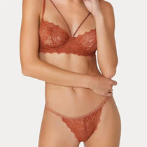 Beyond Sexy Bralette, pink, orange, black