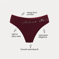 Lace & Tee Thong
