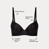 Aura Classic Black T-Shirt bra