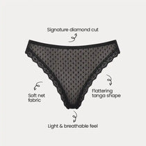 Diamond cut Tangas