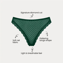 Diamond cut Tangas