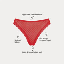 Diamond cut Tangas