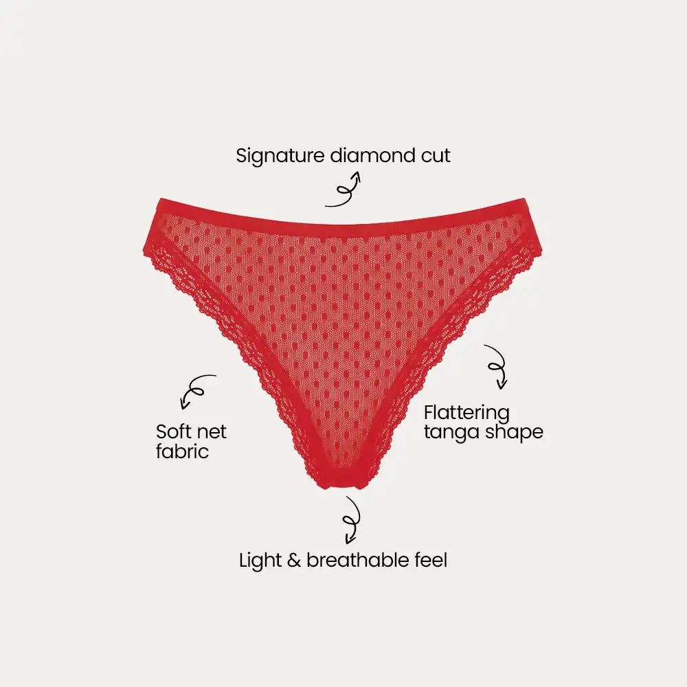 Diamond cut Tangas