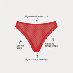 Diamond cut Tangas