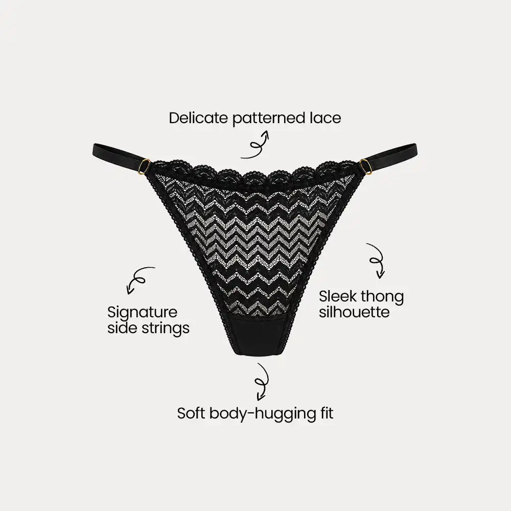 Patterned Thong