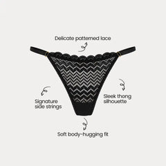 Patterned Thong