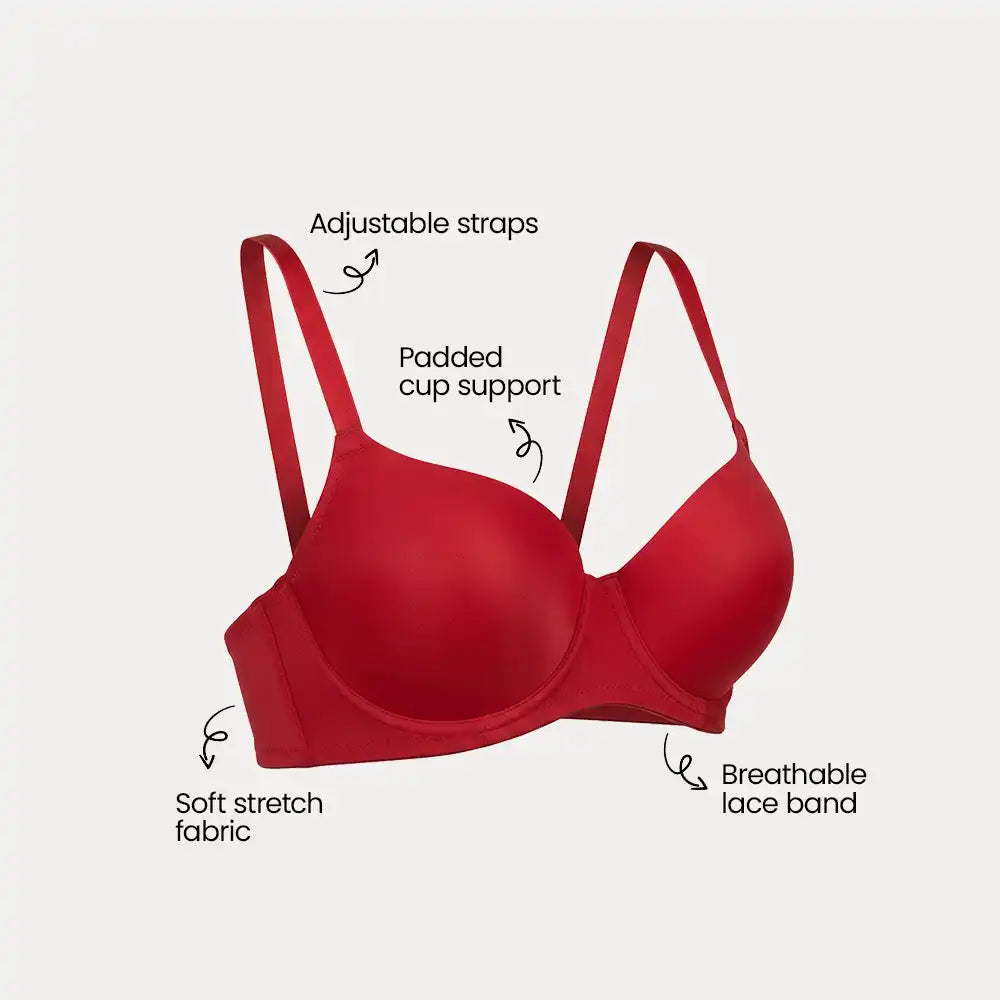 Second Skin Cherry (Only Bra)