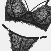 Beyond Sexy Bralette, pink, orange, black