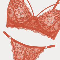 Beyond Sexy Bralette, pink, orange, black