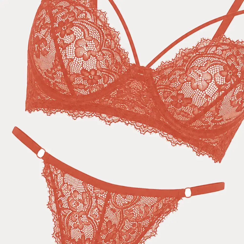 Beyond Sexy Bralette, pink, orange, black