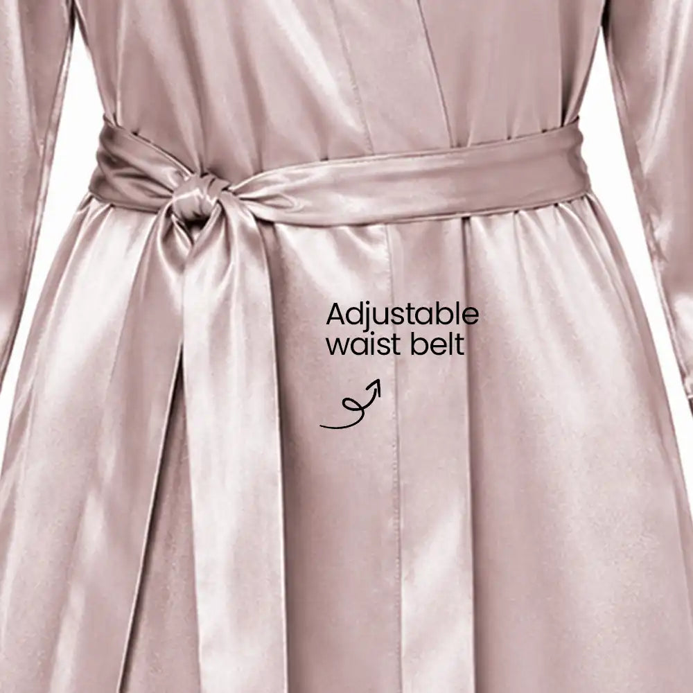 Mid Length Gown Tea-Pink