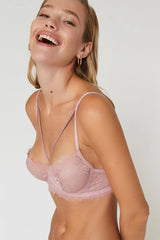 Beyond Sexy Bralette, pink, orange, black