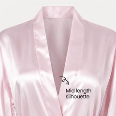 Mid Length Gown Powder Pink