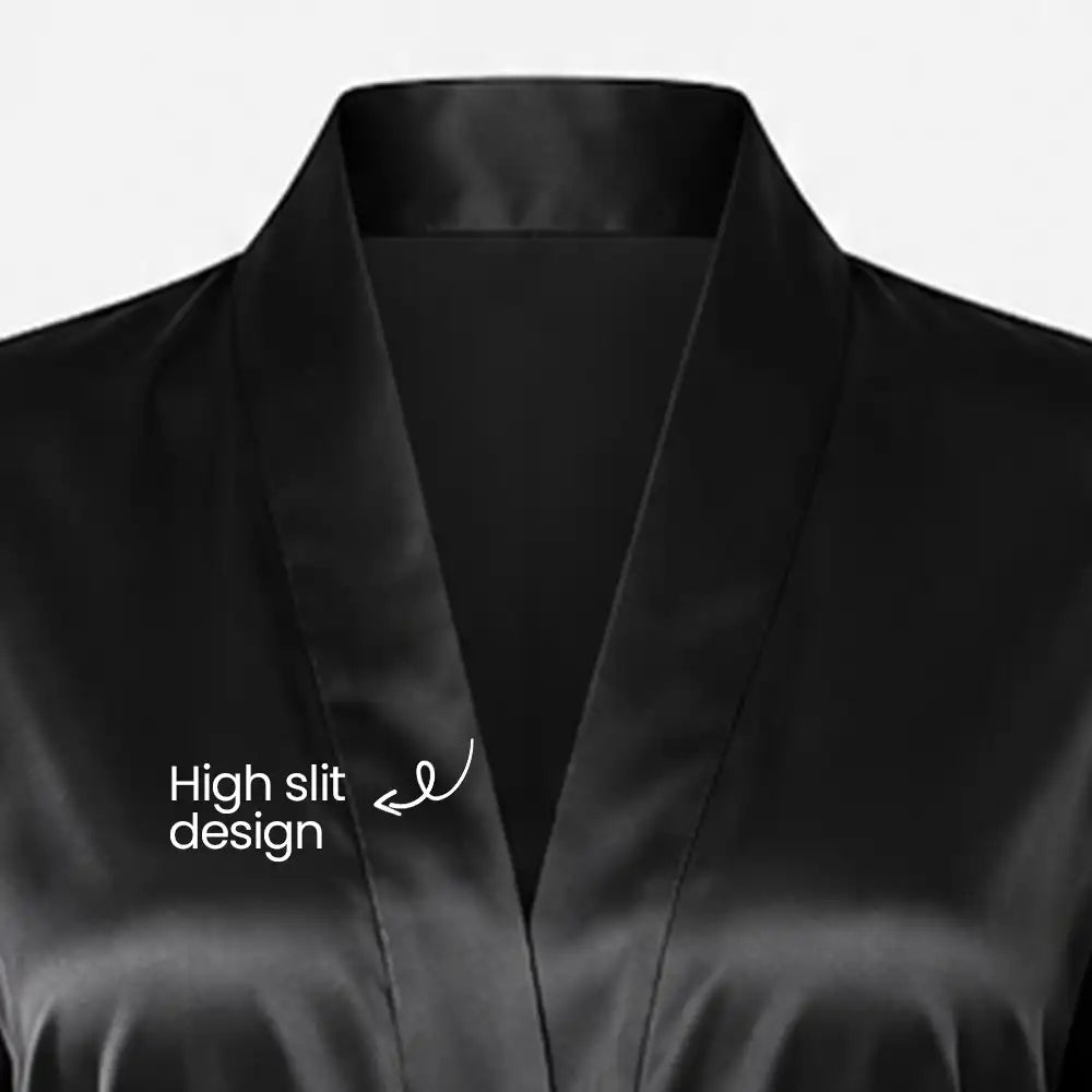Luxure's High Slit Maxi Robe