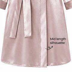 Mid Length Gown Tea-Pink