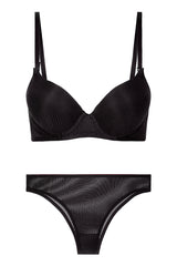 Aura Classic Black T-Shirt bra