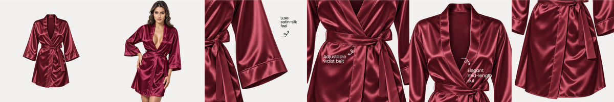 La Joie mid-length robe